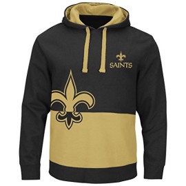 New Orleans Saints Majestic NFL « Coin Toss » Men’s Pullover Hooded Sweatshirt New Orleans Saints Majestic NFL « Coin Toss » Men’s Pullover Hooded Sweatshirt 2