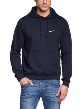 Nike-Club-Swoosh-Sweat-shirt--capuche-Homme-Dark-ObsidianWhite-FR-M-Taille-Fabricant-M-0