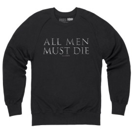 Official Game of Thrones – All Men Must Die Organic Sweat-shirt, Homme Official Game of Thrones – All Men Must Die Organic Sweat-shirt, Homme