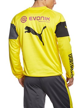 PUMA sweat-shirt pour homme avec logo sponsor équipe bVB modèle entraînement PUMA sweat-shirt pour homme avec logo sponsor équipe bVB modèle entraînement 3