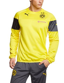 PUMA sweat-shirt pour homme avec logo sponsor équipe bVB modèle entraînement PUMA sweat-shirt pour homme avec logo sponsor équipe bVB modèle entraînement 2