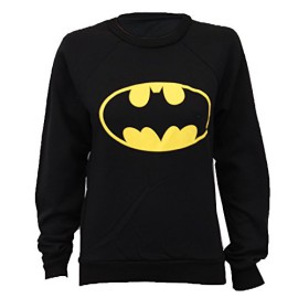 Pull-Sweatshirt-Femme-Imprim-Logo-Batman-ou-Superman-Tendance-Neuf-0