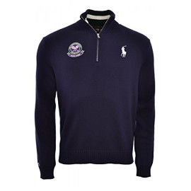 RALPH LAUREN – Pull Ralph Lauren Wimbledon bleu marine pour homme RALPH LAUREN – Pull Ralph Lauren Wimbledon bleu marine pour homme 2