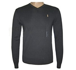 Ralph-Lauren-Polo-hommes-pull-chandail--col-V-0