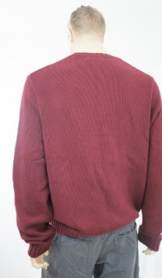 Ralph Lauren – Pull –  – À rayures – Manches longues Homme Rouge Burgundy with Blue Stripe Ralph Lauren – Pull –  – À rayures – Manches longues Homme Rouge Burgundy with Blue Stripe 5