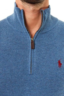 Ralph Lauren – Pull Col Camioneur En Laine Mérinos – Bleu, L Ralph Lauren – Pull Col Camioneur En Laine Mérinos – Bleu, L 4