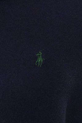 Ralph-Lauren-Pull-Col-Camioneur-En-Laine-Mrinos-Navy-M-0-0