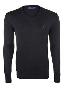 Ralph Lauren – Pull homme col v noir RA8923320 Ralph Lauren – Pull homme col v noir RA8923320 3