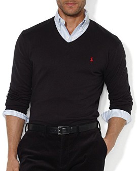 Ralph Lauren – Pull homme col v noir RA8923320 Ralph Lauren – Pull homme col v noir RA8923320 2