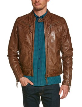 Redskins-Drake-Veste-en-cuir-Manches-longues-Homme-0-1