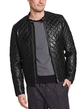 Redskins Jenson – Veste en cuir – Manches longues – Homme Redskins Jenson – Veste en cuir – Manches longues – Homme