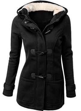 SUNLUCK Femme Parka Veste a Capuche Duffle Coat Slim Hoodies Outerwear SUNLUCK Femme Parka Veste a Capuche Duffle Coat Slim Hoodies Outerwear