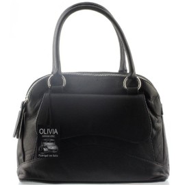 Sac OLIVIA – Sac à main pour femme en cuir de vachette Noir Sac OLIVIA – Sac à main pour femme en cuir de vachette Noir