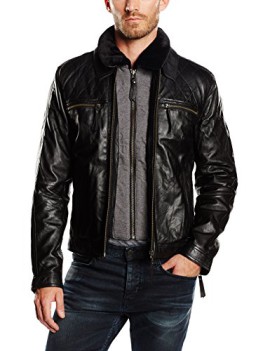 Teddy-Smith-12110569D-Blouson-Veste-en-cuir-Manches-longues-Homme-0-1