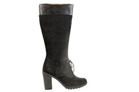 Timberland Femmes Noir Glancy Tall Lace with Zip Bottes Timberland Femmes Noir Glancy Tall Lace with Zip Bottes 2