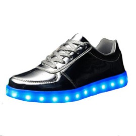 Topteck-7-Couleur-Unisexe-Homme-Femme-USB-charge-LED-Lumineux-Clignotants-Chaussures-de-Sports-Baskets-0