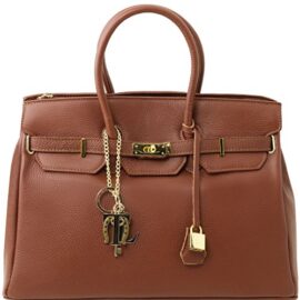 Tuscany Leather TL KeyLuck – Sac à main pour femme avec finitions couleur or Tuscany Leather TL KeyLuck – Sac à main pour femme avec finitions couleur or