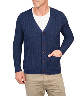 Wool Overs Gilet côtelé à col V homme Wool Overs Gilet côtelé à col V homme 2