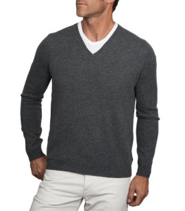 Wool-Overs-Pull-homme-col-V-en-cachemire-mrinos-0-0