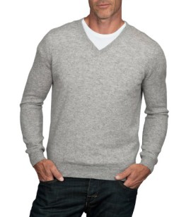 Wool Overs Pull homme col V en cachemire mérinos Wool Overs Pull homme col V en cachemire mérinos 2