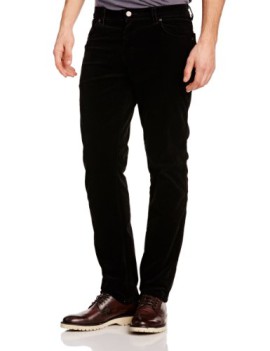 Wrangler-Texas-Stretch-Pantalon-En-Velour-Droit-De-Couleur-Homme-0