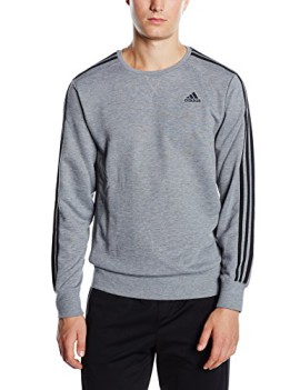 adidas Essentials 3-Stripes Crew Sweat-shirt Homme adidas Essentials 3-Stripes Crew Sweat-shirt Homme