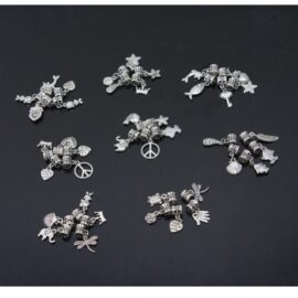 40Pcs Mode Argent Tibétain Métal Perles Collier bracelet bijoux DIY Pandora Intercalaires breloque Charms Décor 40Pcs Mode Argent Tibétain Métal Perles Collier bracelet bijoux DIY Pandora Intercalaires breloque Charms Décor 6