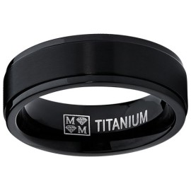 6MM-Bague-de-mariage-en-titane-noire-Pour-Homme-Intrieur-Confort-0-1