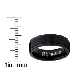 6MM-Bague-de-mariage-en-titane-noire-Pour-Homme-Intrieur-Confort-0-2