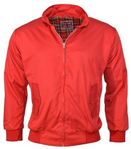 Adultes-Classique-Veste-Harrington-Mode-Rtro-Scooter-Veste-t-8-COULEURS-XS-5XL-0