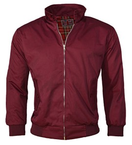 Adultes-Classique-Veste-Harrington-Mode-Rtro-Scooter-Veste-t-8-COULEURS-XS-5XL-0-3