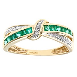 Bague-Femme-Or-jaune-9-carats-2-Gr-Diamant-Emeraude-0004-Cts-PR07360Y-EM-J-0