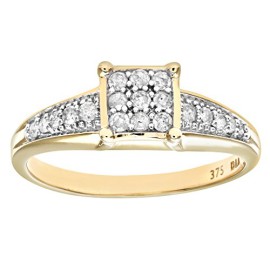 Bague-PR7429J-Femme-Or-jaune-9-carats-242-Gr-Diamant-025-Cts-0