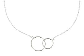 Bijoux Les Poulettes – Collier Argent Deux Cercles Bijoux Les Poulettes – Collier Argent Deux Cercles 4