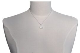 Bijoux Les Poulettes – Collier Argent Fleur de Nacre – Taille 42cm Bijoux Les Poulettes – Collier Argent Fleur de Nacre – Taille 42cm 3