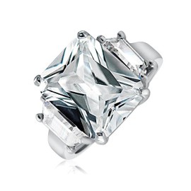 Bling Jewelry Argent Sterling Kim vous êtes fan Style CZ bague de fiançailles Bling Jewelry Argent Sterling Kim vous êtes fan Style CZ bague de fiançailles