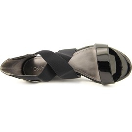 Calvin-Klein-Miya-Cuir-verni-Sandales-Compenss-0-2