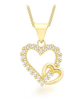 Carissima Gold – 1.44.4354 – Collier Femme – Or Jaune 375/1000 (9 Cts) 1.25 Gr – Oxyde de zirconium Carissima Gold – 1.44.4354 – Collier Femme – Or Jaune 375/1000 (9 Cts) 1.25 Gr – Oxyde de zirconium 2