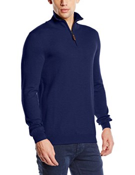 Celio-Selim-Pull-Uni-Manches-longues-Homme-0