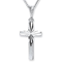 Chic-09532-Collier-Mixte-avec-pendentif-Croix-Argent-26-Gr-0