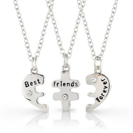 Collier Best Friends en trois parties Collier Best Friends en trois parties