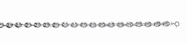 Collier Femme – Argent 925/1000 25,9 Gr – Maille grain de café – Longueur : 55 cm – 81149T55 Collier Femme – Argent 925/1000 25,9 Gr – Maille grain de café – Longueur : 55 cm – 81149T55