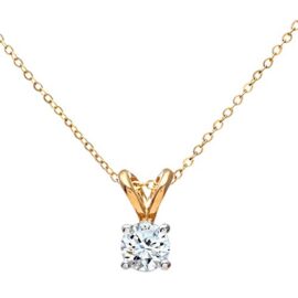 Collier Pendentif – Femme – Or jaune (9 carats) 1.05 Gr – Diamant Collier Pendentif – Femme – Or jaune (9 carats) 1.05 Gr – Diamant