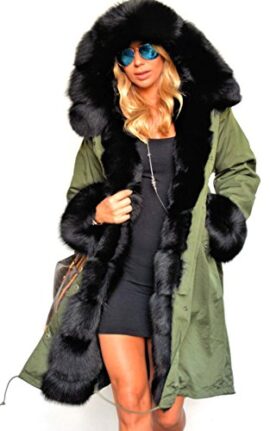 Cravog Femmes Veste à Capuche Longue Parka Fourrure Manteau Chaude Militaire Capuchon Tanchée Jackets Cravog Femmes Veste à Capuche Longue Parka Fourrure Manteau Chaude Militaire Capuchon Tanchée Jackets