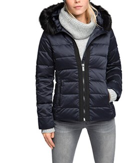 ESPRIT-Collection-hochwertige-Echt-Daune-Blouson-Doudoune-Manches-Longues-Femme-0