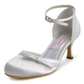 ElegantPark-R001-Escarpins-Noueds-bout-rond-Bride-cheville-Satin-Femme-Chaussures-de-Mariage-mariee-0