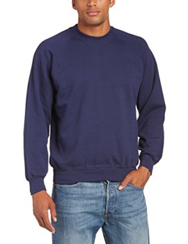 Fruit-of-the-Loom-Sweat-shirt-Col-ras-du-cou-Manches-longues-Homme-0