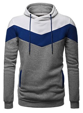 HEMOON-Homme-Sweat-shirt-avec-capuche-Vetement-de-sport-Pullover-Cordon-0