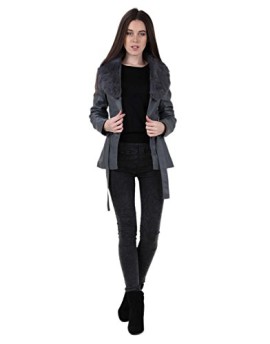 ING-Veste-type-trench-court-col–fourrure-simili-cuir-Femme-0-2