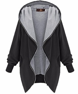 ISASSY Femme Manteau Veste Capuche Zip Cardigan Hoodies Top Pull Vêtements Automne / Hiver ISASSY Femme Manteau Veste Capuche Zip Cardigan Hoodies Top Pull Vêtements Automne / Hiver